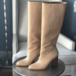 Mango knee high boots